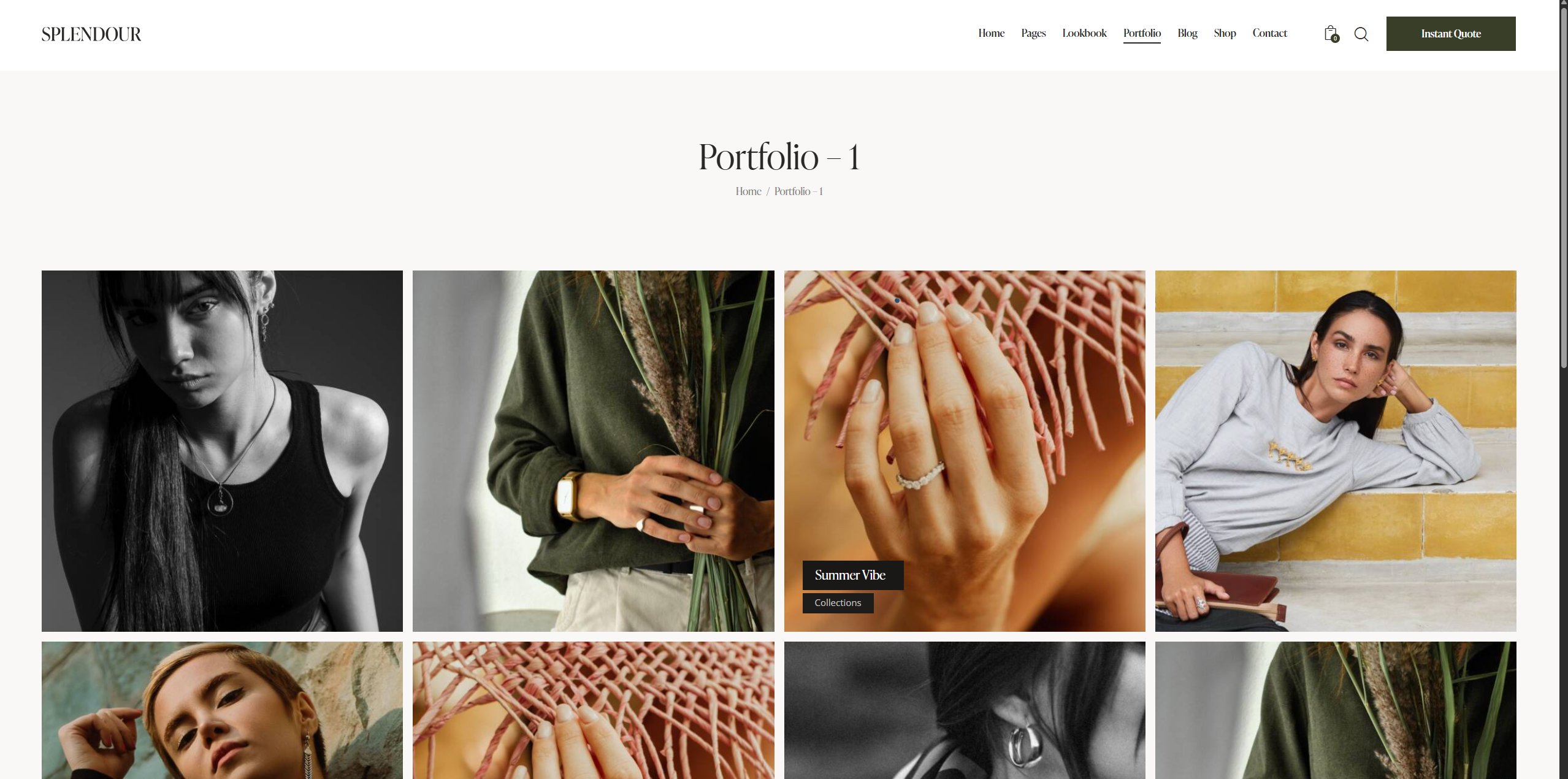 Splendour Portfolio